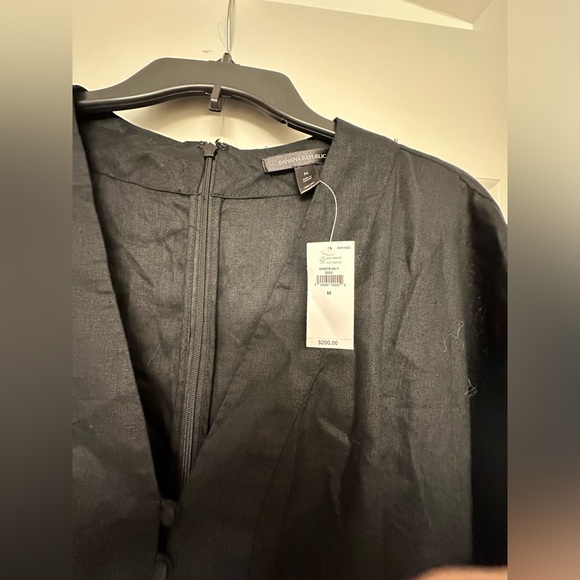 Banana Republic Black Linen Dress - Picture 2 of 3